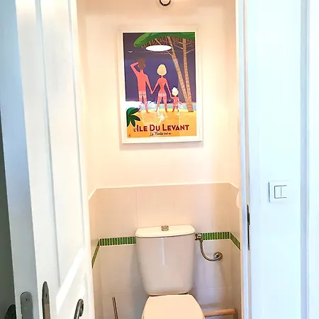 Giens-t2 Charme-7m à Pied - Rez De Jardin Appartement Hyères